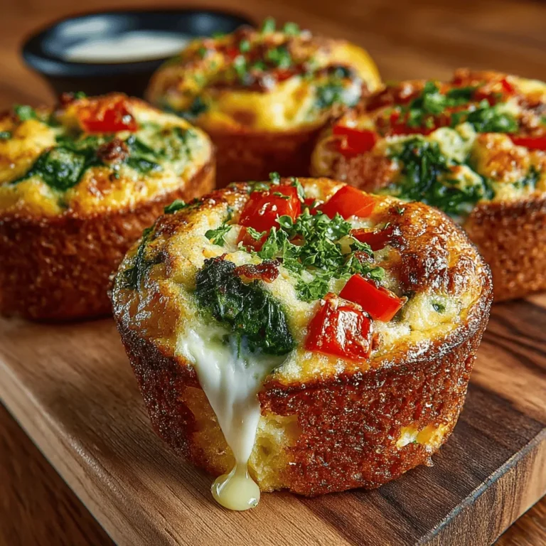 - 6 large eggs - 1/2 cup milk (dairy or non-dairy) - 1 cup fresh spinach, chopped - 1/2 cup bell pepper, diced (any color) - 1/4 cup onion, finely chopped - 1/2 cup shredded cheese (cheddar, mozzarella, or your choice) - 1 teaspoon garlic powder - 1/2 teaspoon paprika - Salt and pepper to taste - Cooking spray or oil for greasing the muffin tin