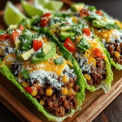 In recent years, the shift toward healthy eating and low-carb diets has gained significant momentum. With an increasing awareness of the importance of nutrition and wellness, many individuals and families are seeking out meals that not only satisfy their taste buds but also support their health goals. Among the myriad of culinary options available, Zesty Turkey Taco Lettuce Wraps stand out as a flavorful and nutritious alternative to traditional tacos. This dish is perfect for anyone looking to enjoy a satisfying meal without the excess carbohydrates typically associated with taco shells.