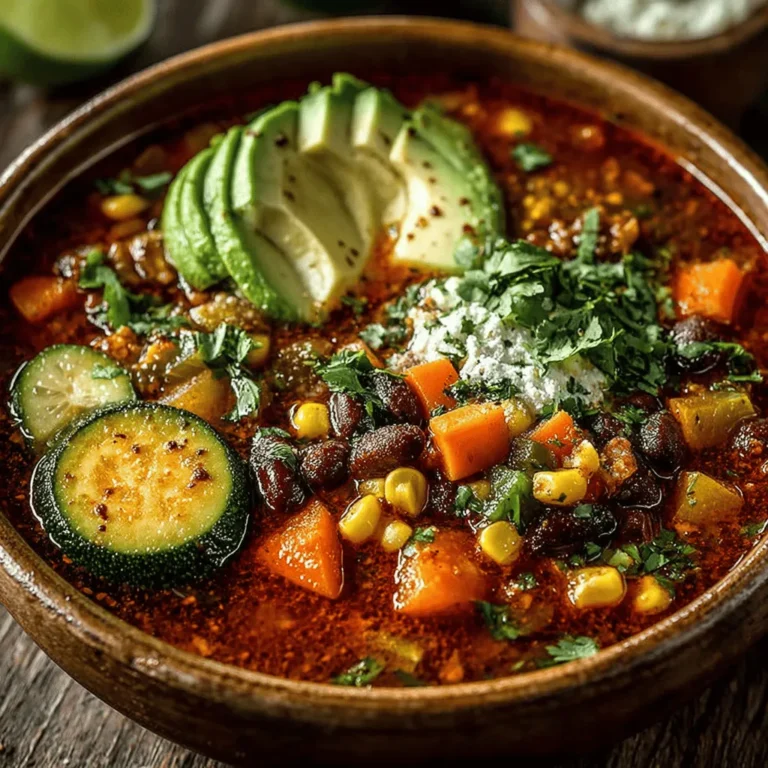 In the quest for healthy eating, it is often challenging to find recipes that strike the perfect balance between nutrition and satisfaction. The Protein-Packed Veggie & Bean Chili Bowl is a delightful exception to this dilemma. This vibrant and hearty dish not only tantalizes your taste buds but also nourishes your body with a robust mix of essential nutrients. By incorporating a medley of vegetables, legumes, and quinoa, this chili serves as a comforting meal option that is abundant in protein and fiber. Whether you're looking for a cozy dinner or preparing meals for the week ahead, this chili bowl stands out as a versatile choice, catering to a variety of dietary preferences.