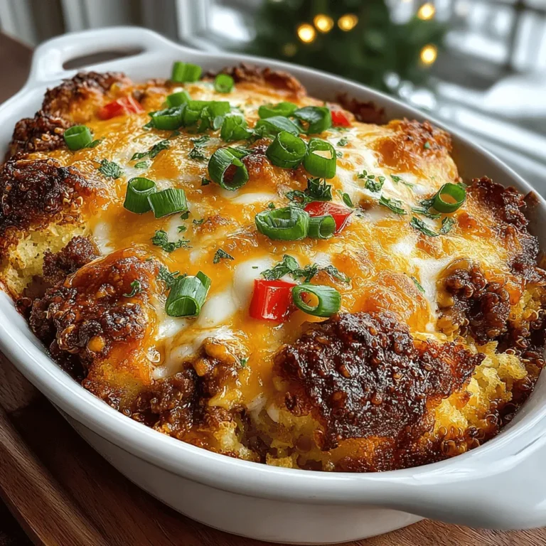 When it comes to mealtime, families often gravitate towards dishes that are both comforting and nutritious. One recipe that perfectly embodies this balance is the Cheesy Turkey and Quinoa Casserole. This delightful dish not only warms the heart but also nourishes the body, making it a beloved choice for busy weeknights or cozy family gatherings. Its combination of flavors, textures, and wholesome ingredients creates a satisfying meal that everyone at the table will enjoy.