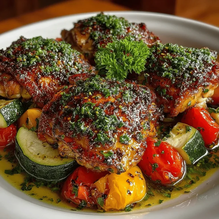 If you're looking for a hearty, satisfying meal that is as easy to prepare as it is delicious, look no further than savory baked chicken thighs with roasted veggies. This dish brings together succulent chicken thighs, infused with rich flavors, and a colorful medley of roasted vegetables, all cooked together in one pan. Not only does this recipe promise a delightful explosion of flavors, but it also embodies the essence of a balanced meal, combining protein and nutrient-rich vegetables in a simple yet satisfying way.