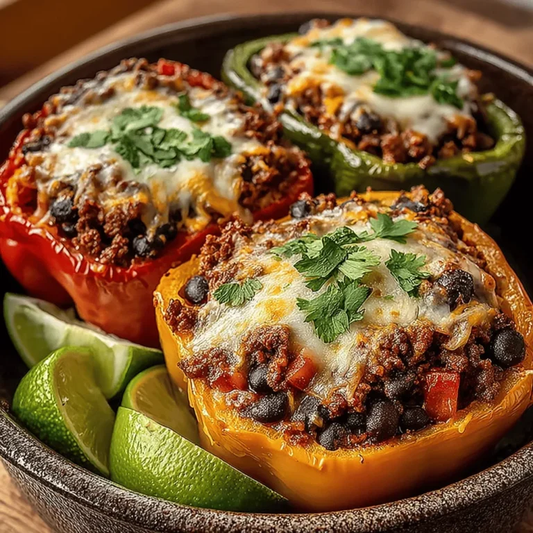 In the realm of healthy and satisfying meals, Flavor-Packed Quinoa & Beef Stuffed Peppers stand out as a delightful option. Combining vibrant bell peppers with a hearty filling of quinoa, ground beef, and an array of spices, this dish is not only visually appealing but also nutritionally balanced. As our lives become busier, finding recipes that are both time-efficient and flavorful is essential. This article will delve into the intricacies of creating these stuffed peppers, ensuring that you have a comprehensive understanding of both the preparation and the delightful tastes that await you.
