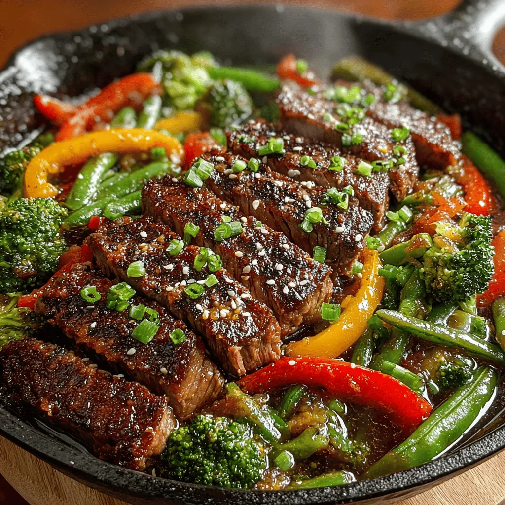 Achieving the perfect sear on your beef is crucial for enhancing the dish's overall flavor and texture. Start by cutting your beef into even-sized strips; this will ensure uniform cooking. Before you begin, make sure your skillet or frying pan is preheated over medium-high heat for at least 5 minutes. A hot pan is key to a good sear.