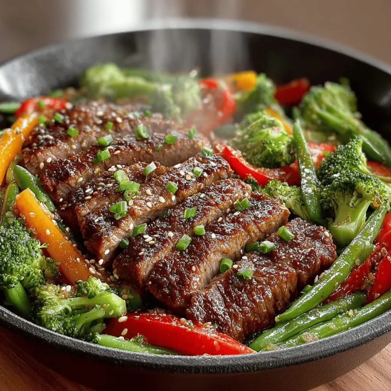 Achieving the perfect sear on your beef is crucial for enhancing the dish's overall flavor and texture. Start by cutting your beef into even-sized strips; this will ensure uniform cooking. Before you begin, make sure your skillet or frying pan is preheated over medium-high heat for at least 5 minutes. A hot pan is key to a good sear.