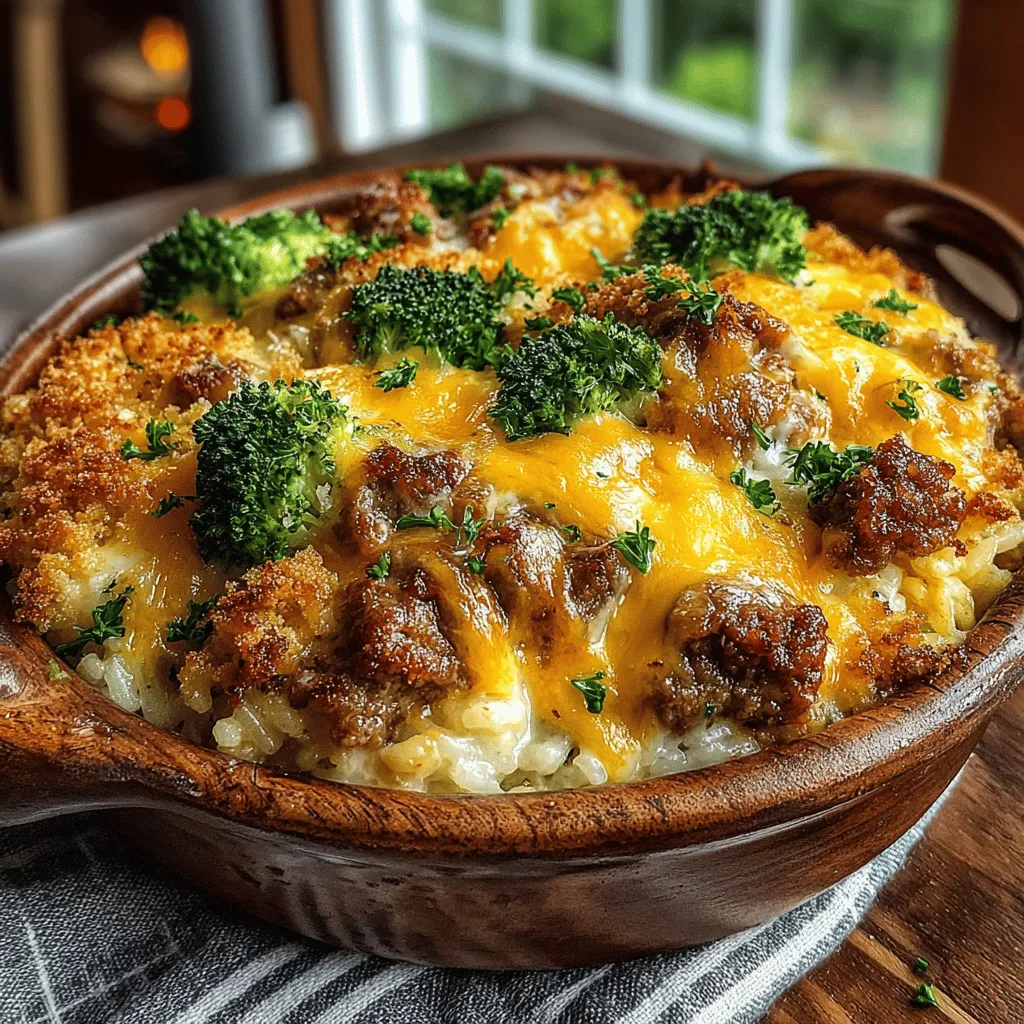 There is something heartwarming about a casserole that brings the family together, and the Cheesy Beef and Broccoli Rice Casserole stands out as a quintessential choice for any meal. This dish combines the comforting flavors of tender beef, vibrant broccoli, and gooey cheese, making it a beloved recipe for families and busy individuals alike. Whether you are looking for a hearty weeknight dinner or a dish to impress at a gathering, this casserole checks all the boxes: it is filling, satisfying, and, best of all, easy to prepare.