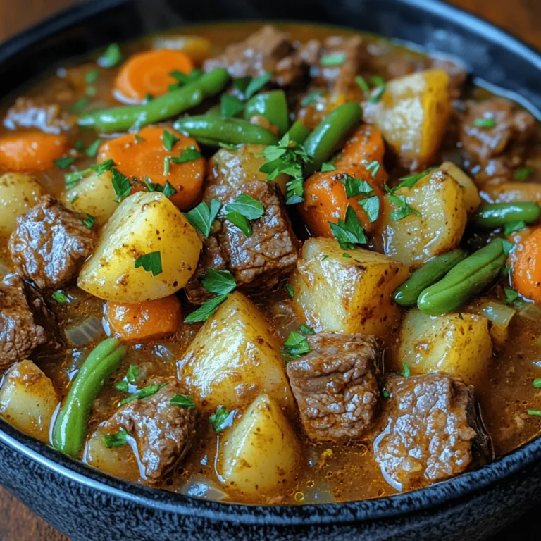 In a world where time is often limited, finding a comforting and nutritious meal that can be prepared with minimal fuss is essential. Enter the Cozy One-Pot Beef & Veggie Delight—a dish designed to warm both the heart and the home. This recipe combines tender chunks of beef, vibrant seasonal vegetables, and a rich, savory broth all cooked in a single pot. Not only does this dish save you from the hassle of multiple pans and extensive cleanup, but it also creates an inviting aroma that fills your kitchen, making it the perfect choice for family gatherings or a cozy night in.