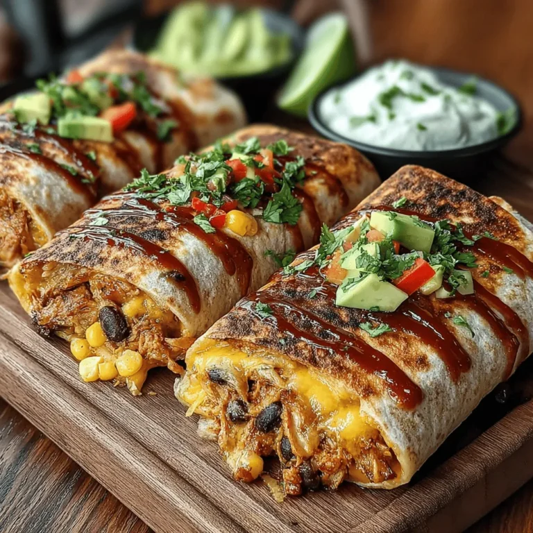 To truly appreciate the Smoky BBQ Chicken & Black Bean Fiesta Wraps, let’s delve into the significance of each ingredient that makes this dish not just tasty but also nutritious.