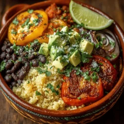 Explore the delightful world of plant-based meals with our One-Pan Quinoa and Black Bean Bowl, a perfect dish for anyone seeking a nutritious and flavorful option. This recipe is not only easy to prepare, but it also packs a punch with protein and fiber, making it an ideal choice for busy weeknights or meal prepping. In this article, we'll guide you through a comprehensive understanding of this dish, its health benefits, and step-by-step instructions to achieve the perfect bowl.