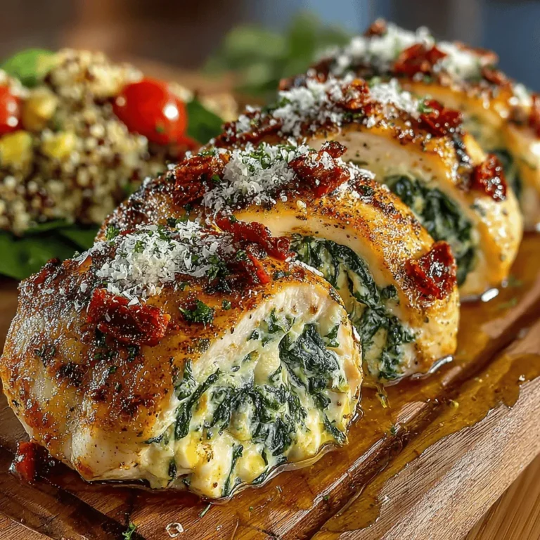 In the quest for nutritious meals that do not compromise on flavor, the High-Protein Spinach and Feta Stuffed Chicken stands out as a stellar choice. This recipe not only showcases the versatility of chicken but also highlights the rich and vibrant flavors of spinach and feta cheese. As more individuals embrace health-conscious eating habits, this dish serves as an excellent option for those looking to boost their protein intake without sacrificing taste or culinary satisfaction.