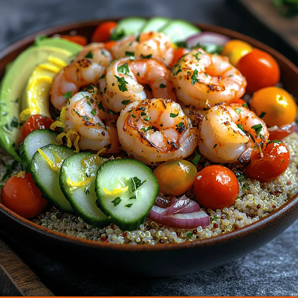 When it comes to vibrant and wholesome meals, few dishes can rival the appeal of Zesty Lemon Garlic Shrimp & Quinoa Bowls. This delightful recipe combines succulent shrimp with fluffy quinoa, all enveloped in a bright and tangy lemon garlic dressing that invigorates the taste buds. Perfect for lunch or dinner, these bowls are not only packed with flavor but also brimming with health benefits, making them an ideal choice for anyone looking to nourish their body without sacrificing taste.