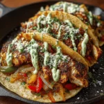 - 1 pound chicken breast, sliced into thin strips - 2 tablespoons olive oil - 1 teaspoon chili powder - 1 teaspoon cumin - 1 teaspoon smoked paprika - 1 teaspoon garlic powder - 1 teaspoon onion powder - Salt and pepper, to taste - 1 red bell pepper, sliced - 1 green bell pepper, sliced - 1 yellow onion, sliced - 4 flour or corn tortillas