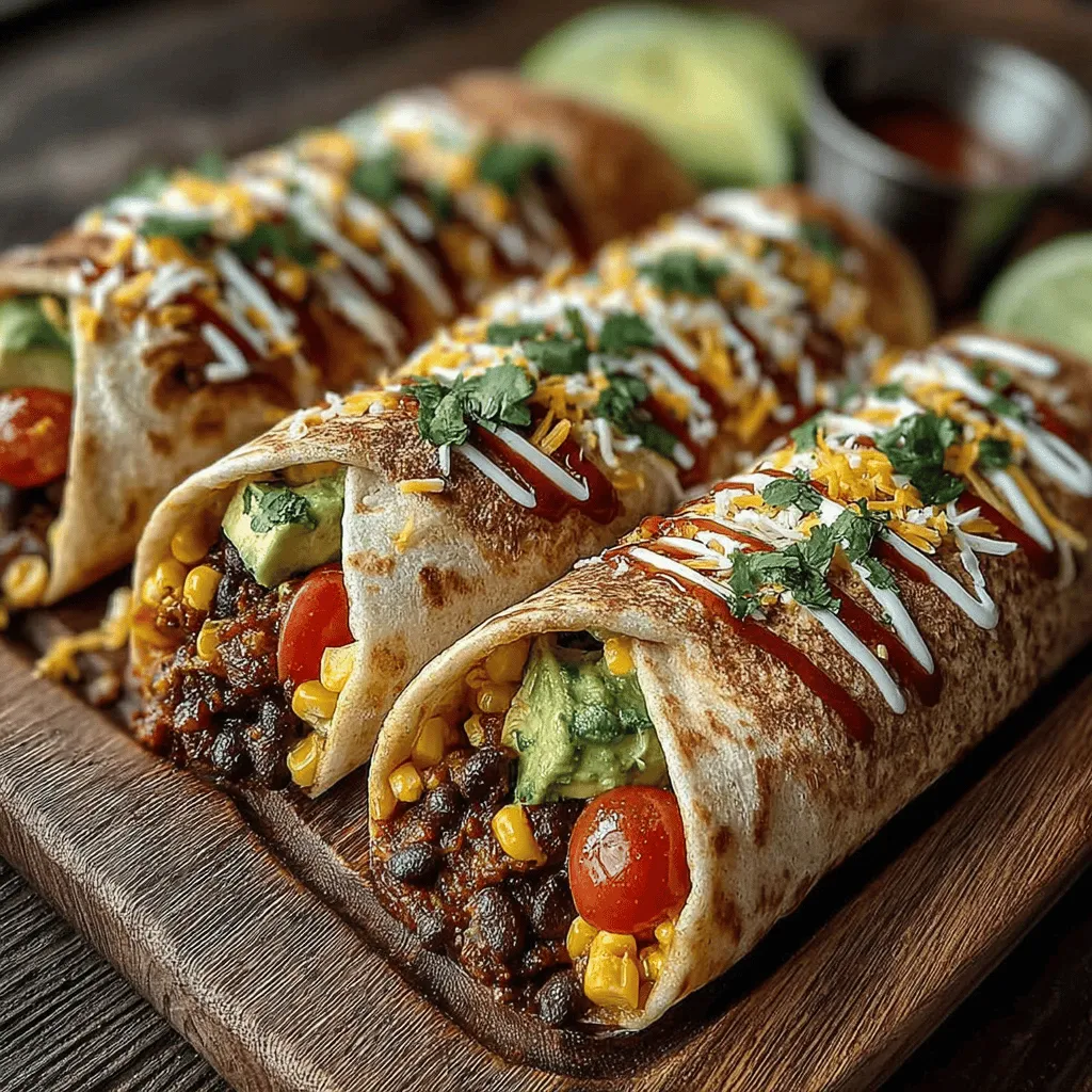 In today's fast-paced world, the demand for healthy, vibrant meals that can be prepared in a matter of minutes has never been higher. Among the myriad of meal options available, wraps have emerged as a favorite choice for many. They offer the perfect combination of convenience, taste, and nutrition, making them an ideal option for lunch or a light dinner. One such delightful creation is the Zesty Black Bean & Avocado Fiesta Wrap. This recipe not only bursts with flavor but also packs a nutritional punch, making it a standout in the realm of healthy eating.