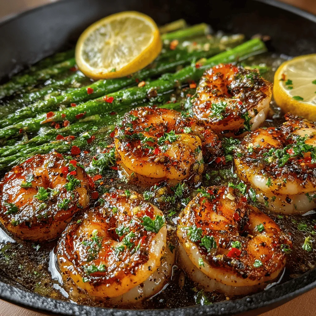 Zesty Shrimp & Asparagus Delight is a vibrant and refreshing dish that brings together the succulent flavors of shrimp and the crispness of asparagus. This recipe is perfect for a quick weeknight dinner or a delightful dish to impress your guests. The use of fresh ingredients not only elevates the flavors but also contributes to a healthy meal packed with essential nutrients. Shrimp is a fantastic source of protein, while asparagus provides a wealth of vitamins and minerals, making this dish both delicious and nutritious.
