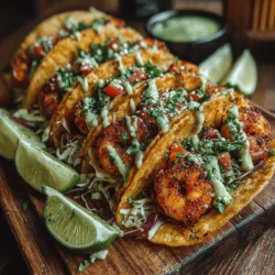To create the best zesty shrimp tacos, it’s essential to understand the key ingredients and their roles in the dish. Each component contributes to the overall flavor and nutritional profile, ensuring a delightful taco experience.