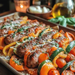 Sheet pan meals have become a beloved option for busy home cooks, and for good reason. They combine simplicity with flavor, allowing you to create a delicious, hearty meal with minimal effort. The Sizzling Sheet Pan Italian Sausage & Veggies is a perfect example, capturing the essence of Italian flavors in a quick and easy dish.