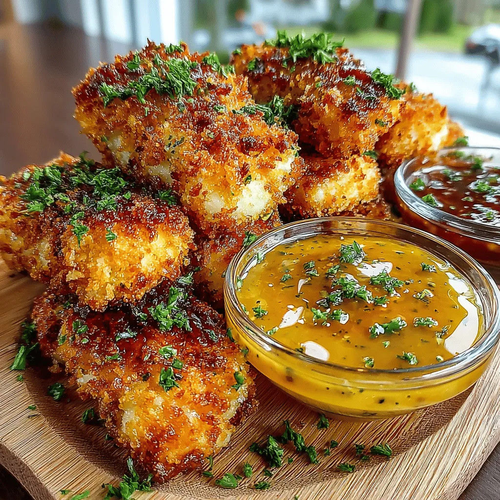 - 1 pound of chicken tenders - 1 cup of buttermilk - 1 teaspoon of paprika - 1 teaspoon of garlic powder - 1 teaspoon of onion powder - ½ teaspoon of salt - ½ teaspoon of black pepper - ½ teaspoon of cayenne pepper (optional, for heat) - 1 cup of all-purpose flour - 1 cup of panko breadcrumbs - Oil for frying