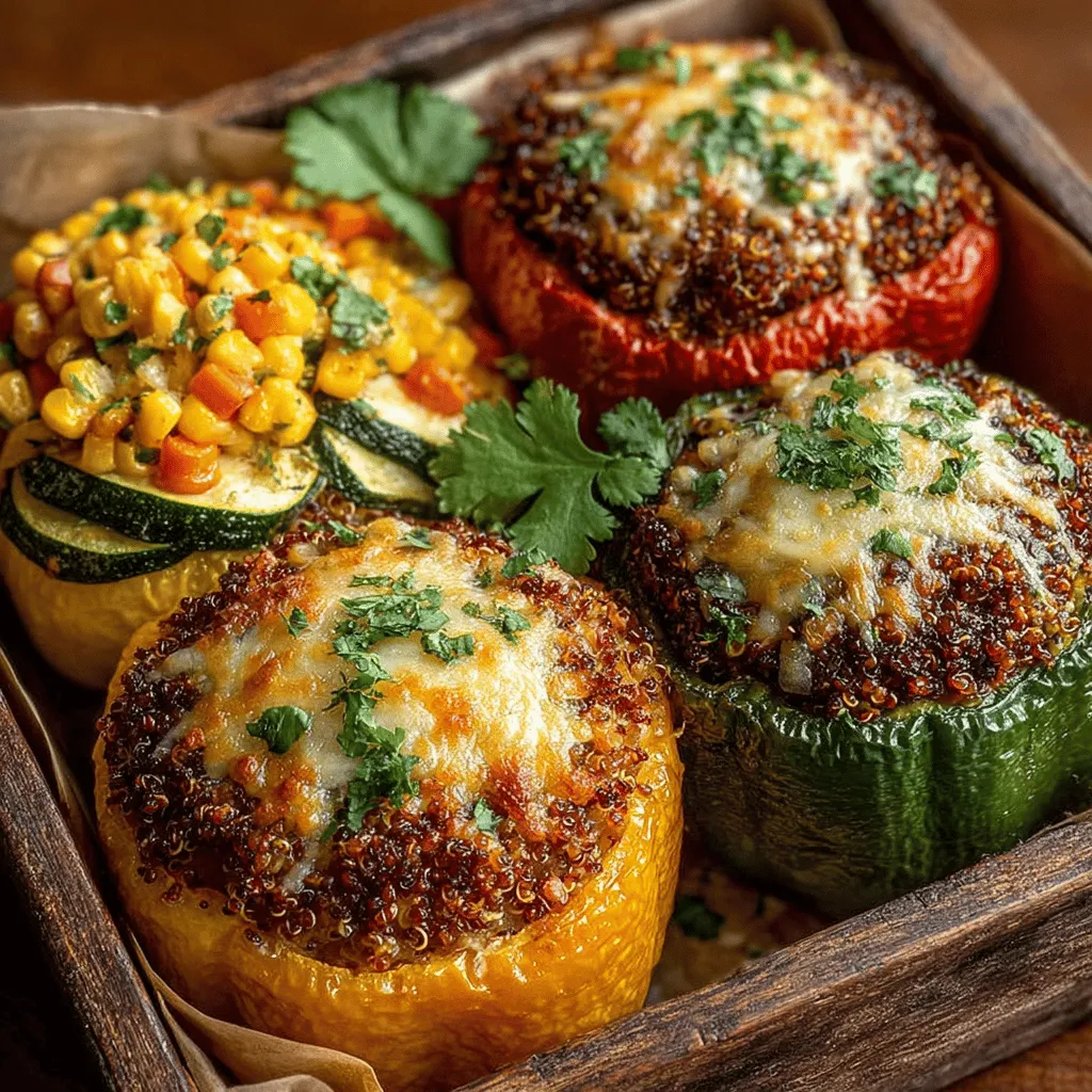 The Colorful Lentil & Veggie Paradise Peppers recipe is a vibrant and nutritious dish that brings together the earthiness of lentils, the crunch of fresh vegetables, and the delightful sweetness of bell peppers. This recipe not only appeals to the taste buds but also provides a wholesome and satisfying meal that is perfect for any occasion. Packed with nutrients, lentils are an excellent source of protein, fiber, and essential vitamins, while the variety of vegetables adds color and a range of health benefits. The presentation of this dish is as appealing as its taste, making it a feast for the eyes as well as the palate.