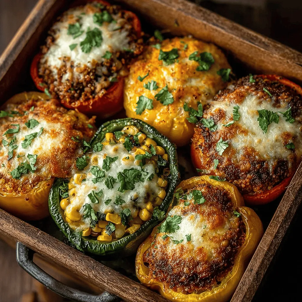 The Colorful Lentil & Veggie Paradise Peppers recipe is a vibrant and nutritious dish that brings together the earthiness of lentils, the crunch of fresh vegetables, and the delightful sweetness of bell peppers. This recipe not only appeals to the taste buds but also provides a wholesome and satisfying meal that is perfect for any occasion. Packed with nutrients, lentils are an excellent source of protein, fiber, and essential vitamins, while the variety of vegetables adds color and a range of health benefits. The presentation of this dish is as appealing as its taste, making it a feast for the eyes as well as the palate.