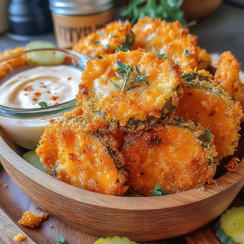 Southern cuisine is celebrated for its bold flavors and comforting dishes, with fried pickles standing out as a beloved crowd-pleaser. These crispy bites encapsulate the essence of Southern cooking, offering a tangy crunch that's irresistible. Traditionally deep-fried, this air fryer version provides a healthier alternative without sacrificing flavor or texture.