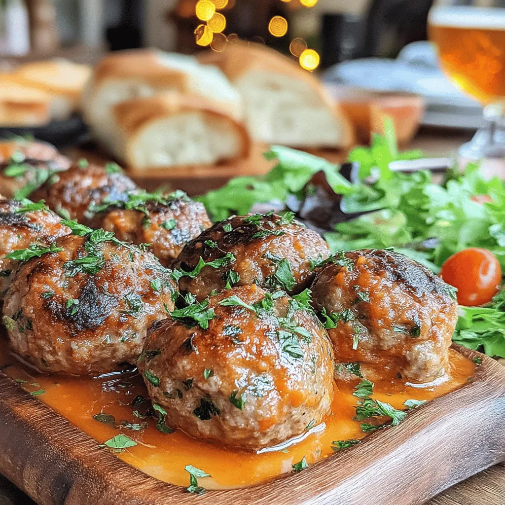 There's something truly heartwarming about a plate of homemade meatballs, especially when they are infused with the rich flavors of garlic and fresh herbs. These Cozy Garlic Herb Baked Meatballs are perfect for family dinners, bringing everyone together around the table. Whether served over pasta, in a sub, or simply on their own, these meatballs are sure to provide comfort and satisfaction.