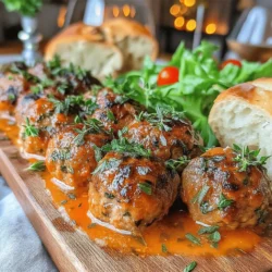 There's something truly heartwarming about a plate of homemade meatballs, especially when they are infused with the rich flavors of garlic and fresh herbs. These Cozy Garlic Herb Baked Meatballs are perfect for family dinners, bringing everyone together around the table. Whether served over pasta, in a sub, or simply on their own, these meatballs are sure to provide comfort and satisfaction.