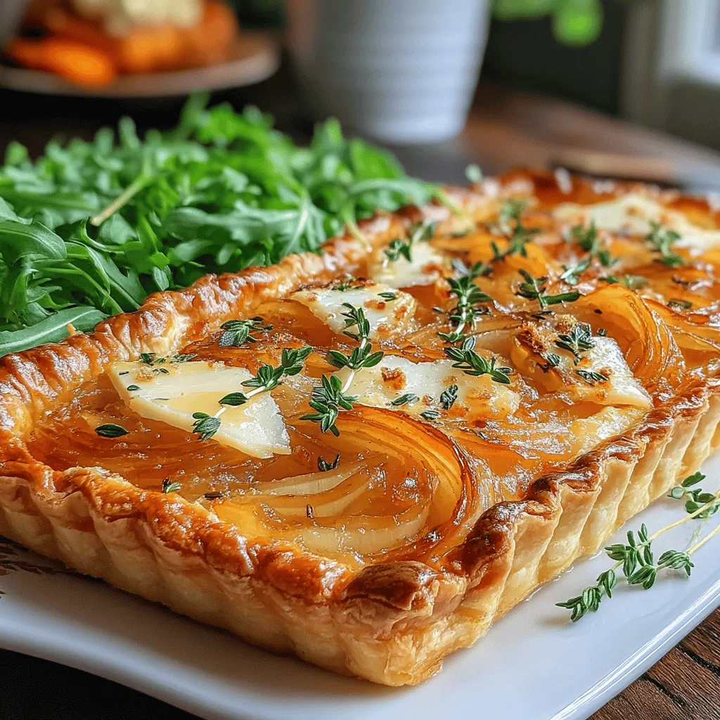 Savory tarts are a delightful addition to any meal, offering a perfect blend of flavors and textures that can satisfy a variety of palates. Among them, the Caramelized Onion and Brie Tart stands out as a harmonious combination of sweet and savory elements, making it an ideal dish for brunch, lunch, or a light dinner.