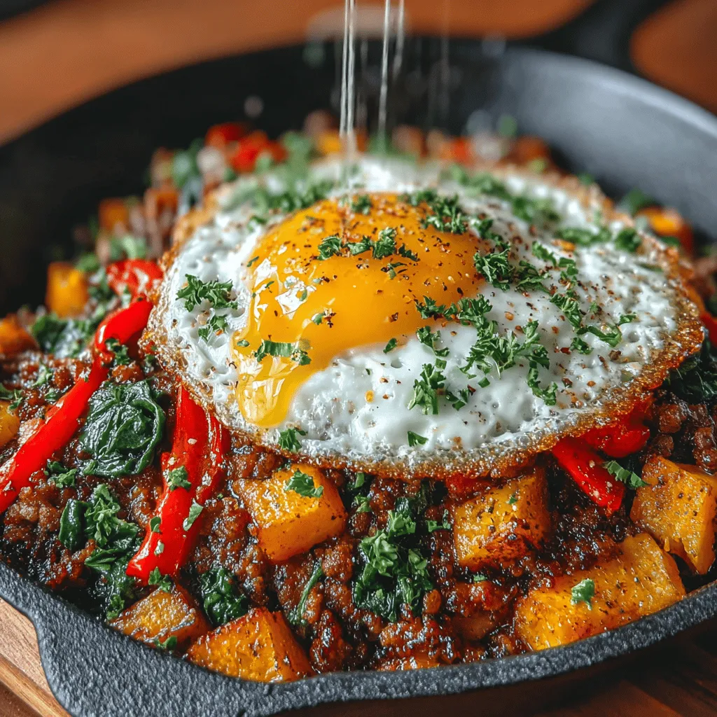 Savory Turkey & Sweet Potato Hash Delight is a wholesome dish that perfectly balances nutrition and flavor, making it ideal for any meal of the day. This hearty recipe features tender sweet potatoes, lean ground turkey, and a medley of fresh vegetables, creating a delightful combination of textures and tastes. Whether you’re looking for a quick breakfast, a satisfying lunch, or a comforting dinner, this one-pan meal is not only easy to prepare but also packed with essential nutrients. Perfect for busy weeknights or leisurely weekend brunches, this dish is sure to please the entire family.