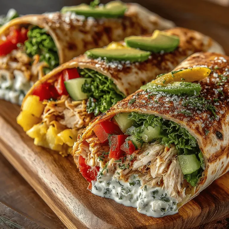 - 2 cups cooked chicken breast, shredded or diced - 1 cup plain Greek yogurt - 1 red bell pepper, diced - 1 cucumber, diced - 1/4 red onion, finely chopped - 2 tablespoons fresh dill, chopped - 1 tablespoon Dijon mustard - 1 tablespoon lemon juice - Salt and pepper to taste - Whole grain or spinach tortillas