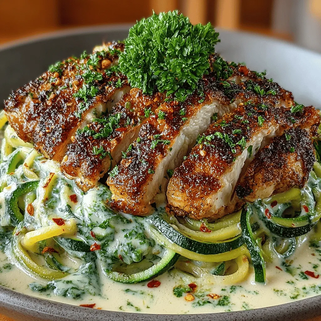 In today's health-conscious world, adapting beloved comfort foods into lighter alternatives can make all the difference in maintaining a balanced diet without sacrificing flavor. Enter Savory Chicken Alfredo Zucchini Noodles – a delightful twist on the classic fettuccine Alfredo that swaps out traditional pasta for nutrient-packed zucchini noodles. This dish not only caters to those following gluten-free or low-carb diets but also delivers a creamy, savory experience that satisfies your cravings. In this article, we will explore the recipe in detail, providing insights into the ingredients, preparation steps, and the overall health benefits of this delicious dish.