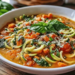 Garden Fresh Zucchini Noodle Soup: A Flavorful and Nutritious Delight
