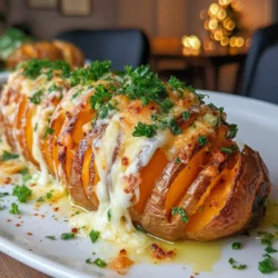 In the world of comfort food, few dishes rival the delightful combination of sweet and savory flavors found in Cheesy Stuffed Hasselback Sweet Potatoes. This recipe transforms the humble sweet potato into a gourmet meal, perfectly blending creamy cheese, aromatic spices, and the natural sweetness of the potatoes. Ideal for both weeknight dinners and special occasions, this dish is not only visually appealing but also packed with nutrition. In this article, we will explore the step-by-step process of creating this culinary masterpiece, along with insights on its health benefits and variations.