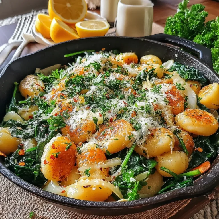 In today's fast-paced world, finding time to cook a nutritious meal can often feel like a challenge. The Speedy One-Pan Parmesan Gnocchi & Greens is here to save the day. This dish strikes the perfect balance between quick preparation and wholesome ingredients, making it an ideal choice for busy weeknights.