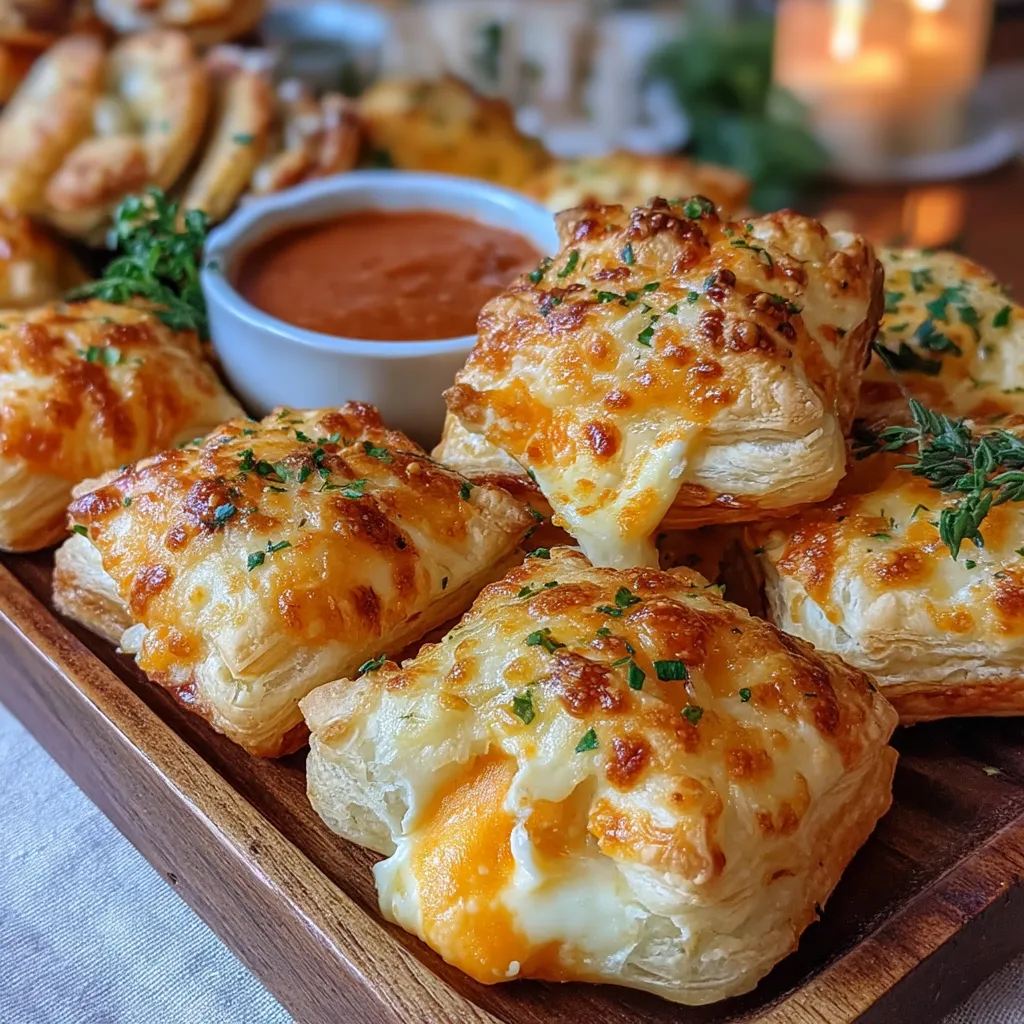 Cheesy Herb Delight Bites are the ultimate appetizer, combining a medley of cheeses and fresh herbs into a single, delectable morsel. These bites are perfect for any occasion, whether you're hosting a party, enjoying game night with friends, or simply looking for a delicious snack to indulge in.