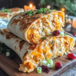 Turkey Stuffing and Herb Butter Burrito
