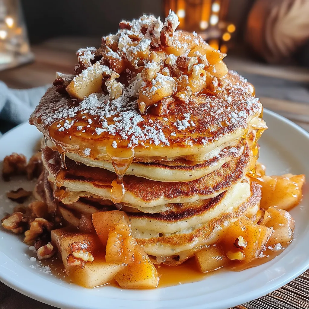 There's nothing quite like the comfort of warm pancakes, especially when the chill of colder seasons sets in. These warm apple-cinnamon skillet pancakes not only provide that cozy feeling but also elevate your breakfast experience with the delightful combination of caramelized apples and aromatic cinnamon. This recipe offers a unique twist on classic pancakes, making them perfect for breakfast or brunch gatherings.
