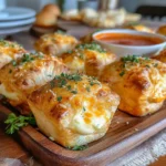 Cheesy Herb Delight Bites are the ultimate appetizer, combining a medley of cheeses and fresh herbs into a single, delectable morsel. These bites are perfect for any occasion, whether you're hosting a party, enjoying game night with friends, or simply looking for a delicious snack to indulge in.