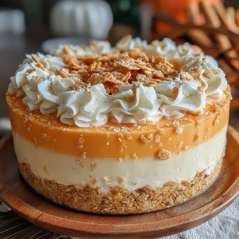 Indulging in a delightful dessert that combines the warm, comforting flavors of pumpkin with the playful crunch of cereal is a treat that everyone can enjoy. This Cereal-Crusted Pumpkin Ice Cream Cake is not just a dessert; it’s a celebration of textures and tastes, perfect for autumn gatherings or any festive occasion. With a crispy cereal crust, a creamy pumpkin ice cream layer, and a light whipped topping, this recipe is sure to impress family and friends. In this article, we’ll guide you through the process step-by-step, ensuring that you can replicate this delicious cake with ease.